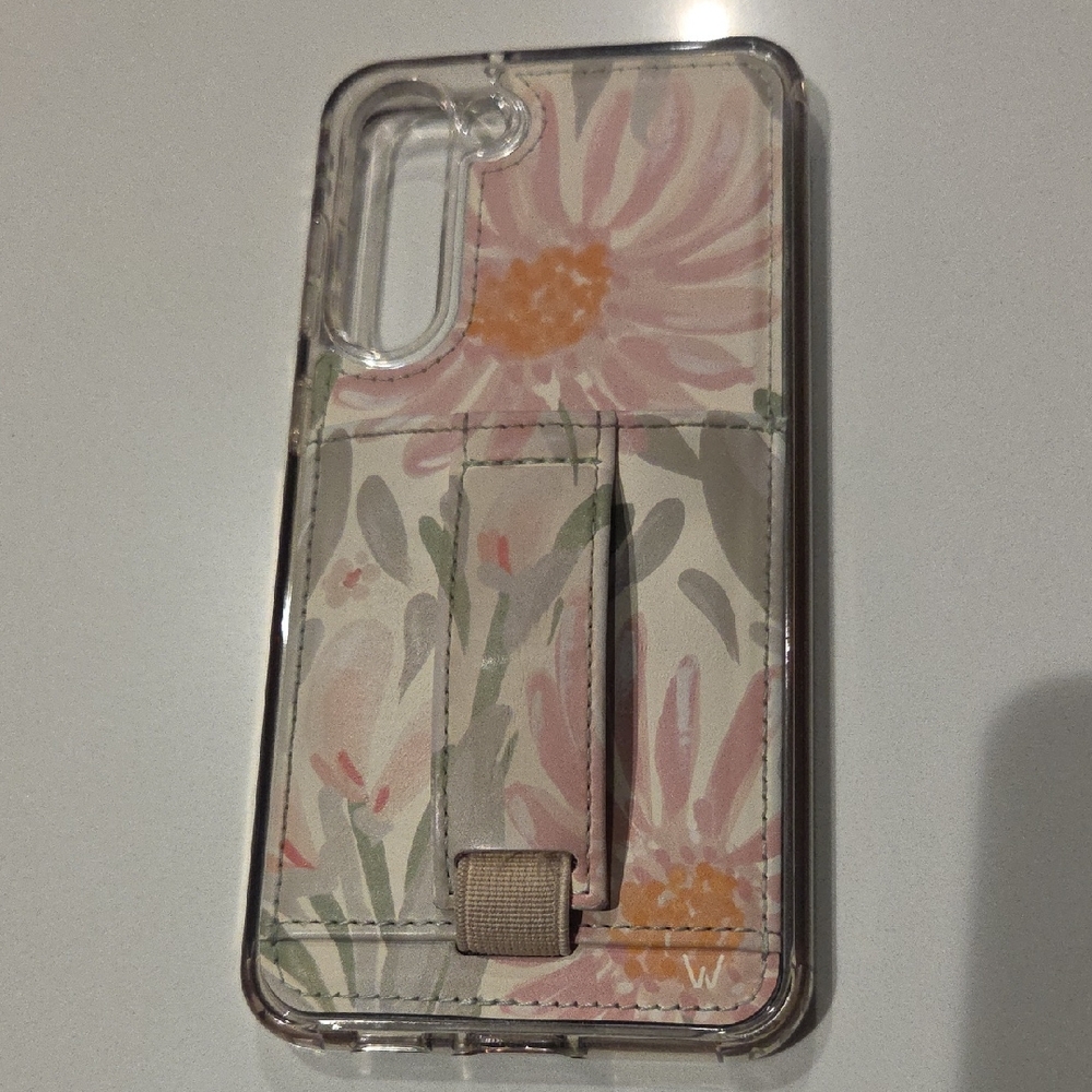 Elegant Floral Phone Case with Stand